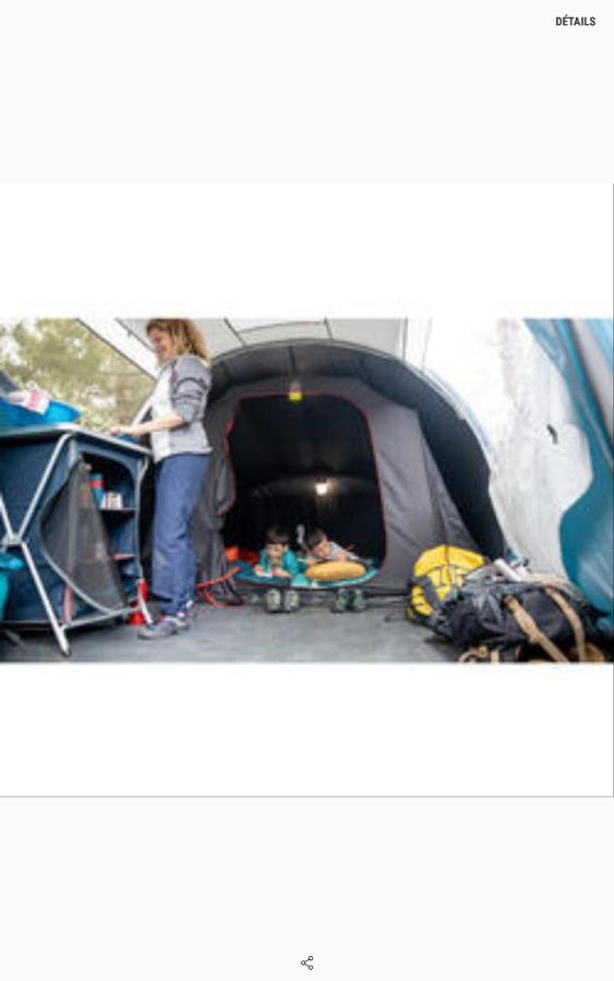 Les Hortensias Grande Tente Familiale Deux Chambres Et Sejour Vue Mer Sur Camping Nature Plestin-les-Grèves Εξωτερικό φωτογραφία