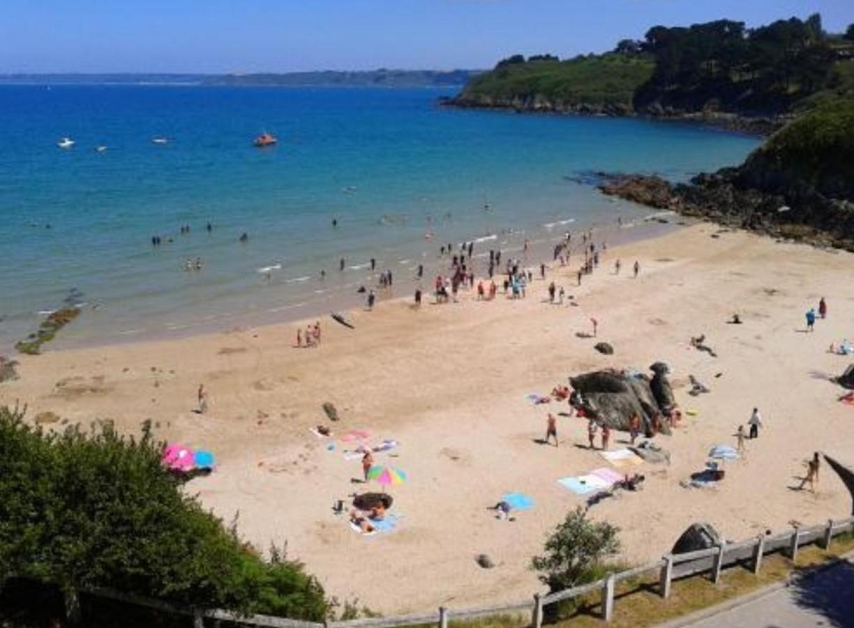 Les Hortensias Grande Tente Familiale Deux Chambres Et Sejour Vue Mer Sur Camping Nature Plestin-les-Grèves Εξωτερικό φωτογραφία
